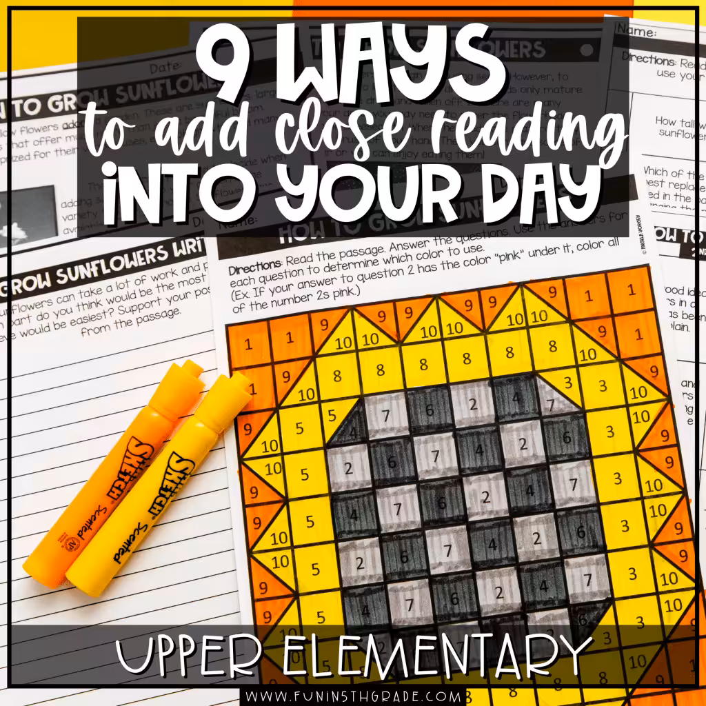 9 Ways to Add Close Reads into Your Day