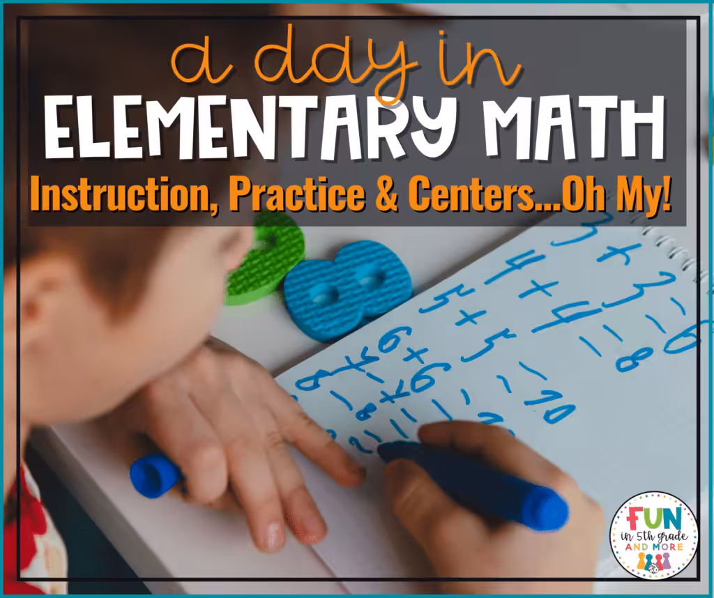 A day in elementary math