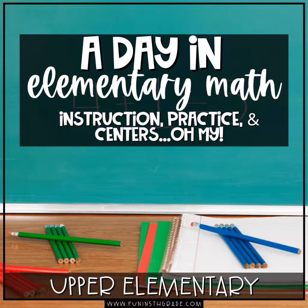 A Day in Elementary Math Featured Image
