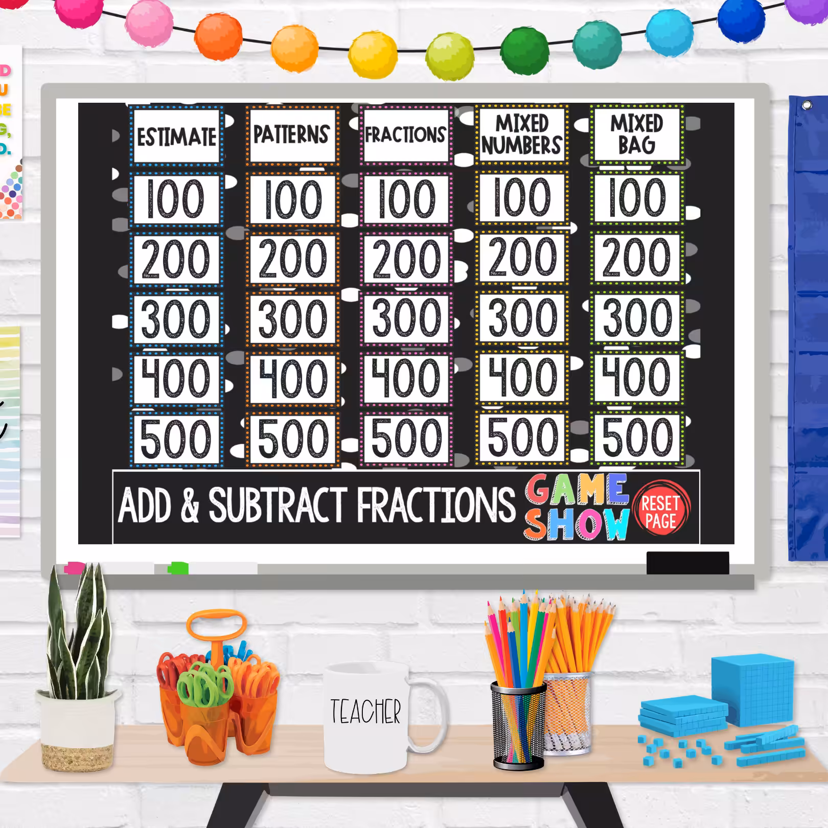math center ideas for upper elementary