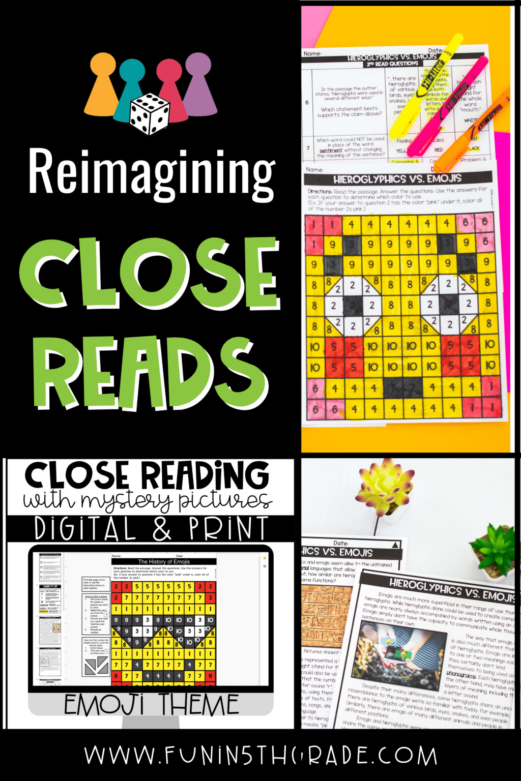Reimagining Close Reads in Upper Elementary - Fun in 5th Grade & MORE