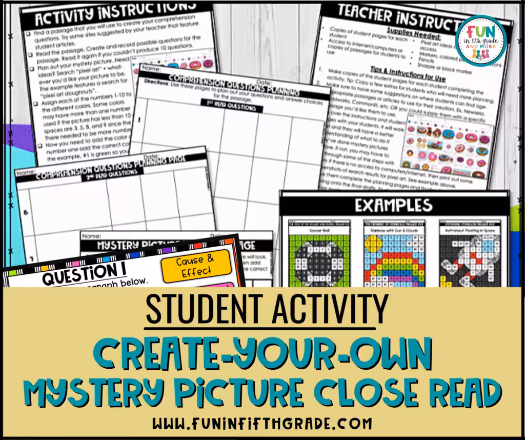 Student Activity: Create-Your-Own Close Read with Mystery Picture