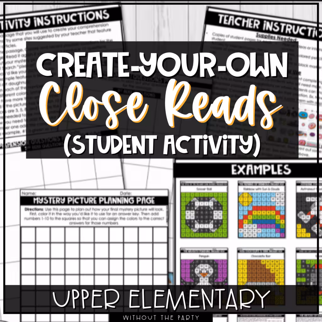 Student Activity: Create-Your-Own Close Reads with Mystery Pictures
