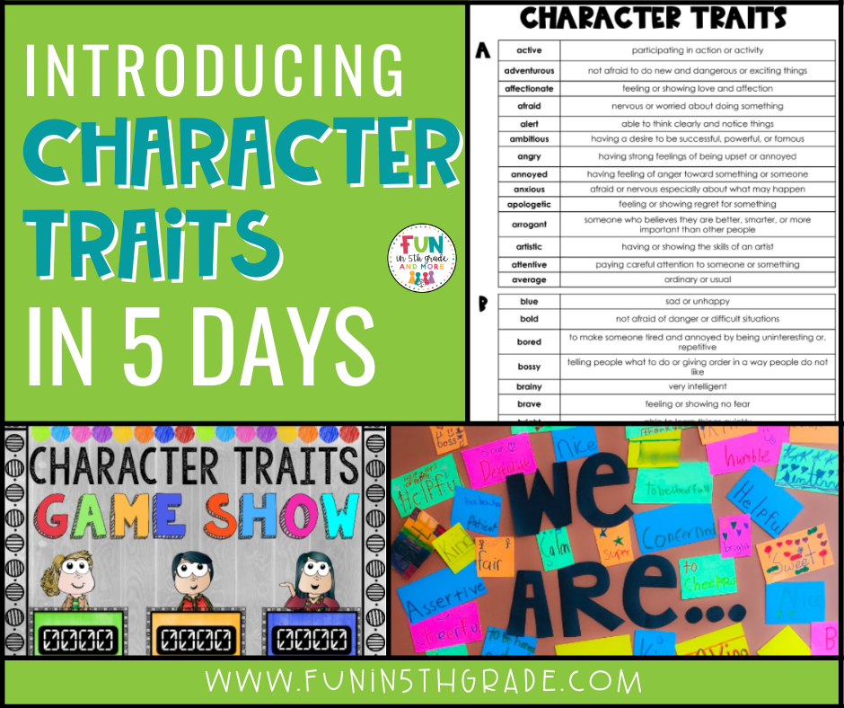 introducing character traits
