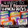 4 Ways to Reuse and Repurpose U-KNOW Cards