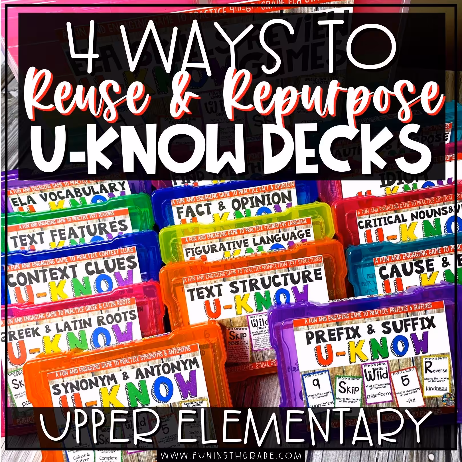 4 Ways to Reuse and Repurpose U-KNOW Cards