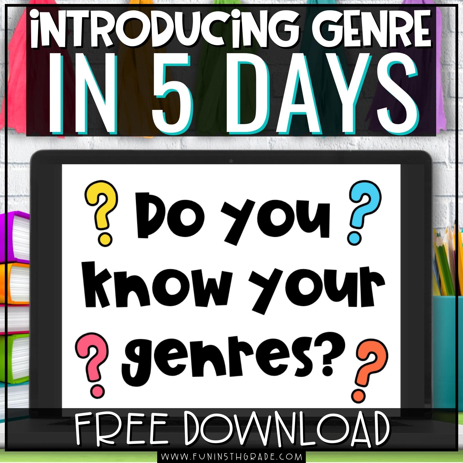 Introducing Genre in 5 Days
