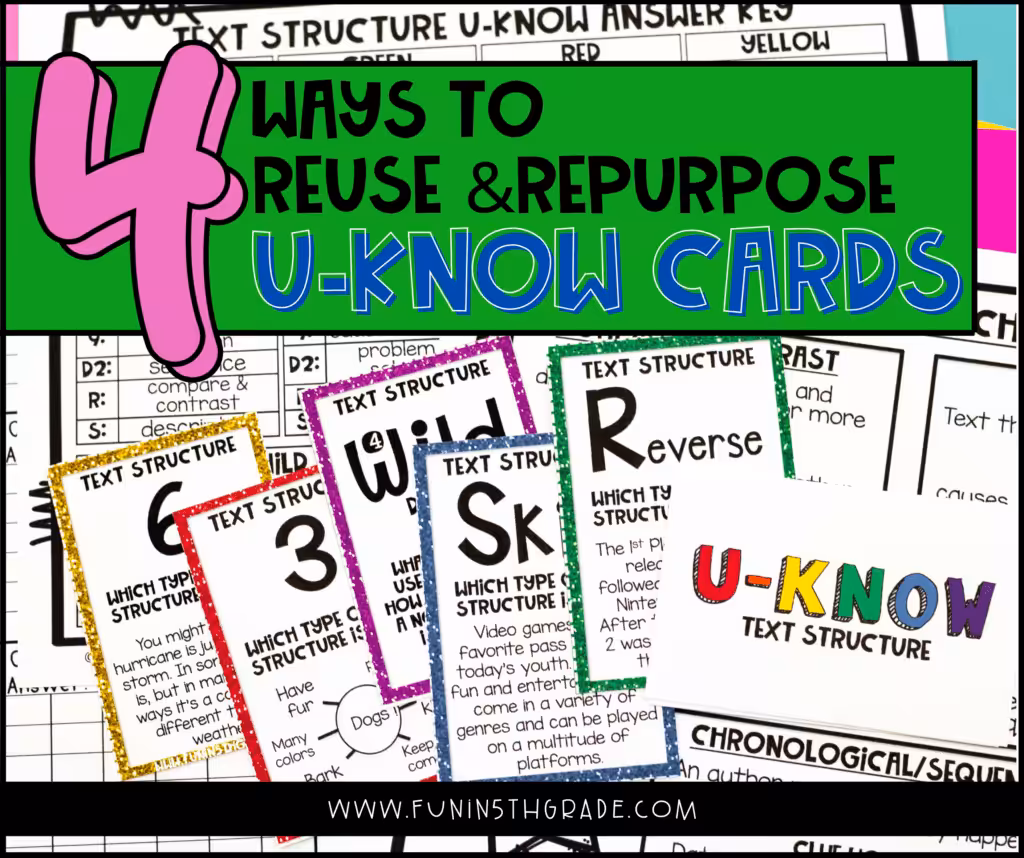 4 Ways to Reuse and Repurpose U-KNOW Cards