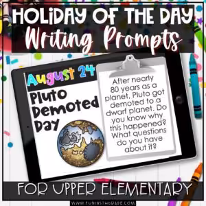 Holiday of the Day Writing Prompts