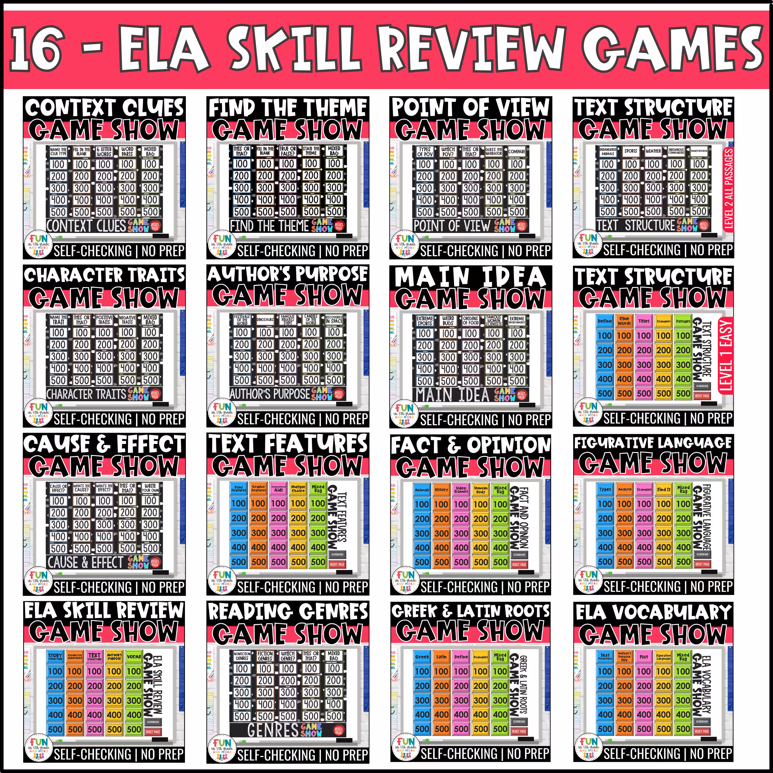 ALL ACCESS Game Show Bundle 5