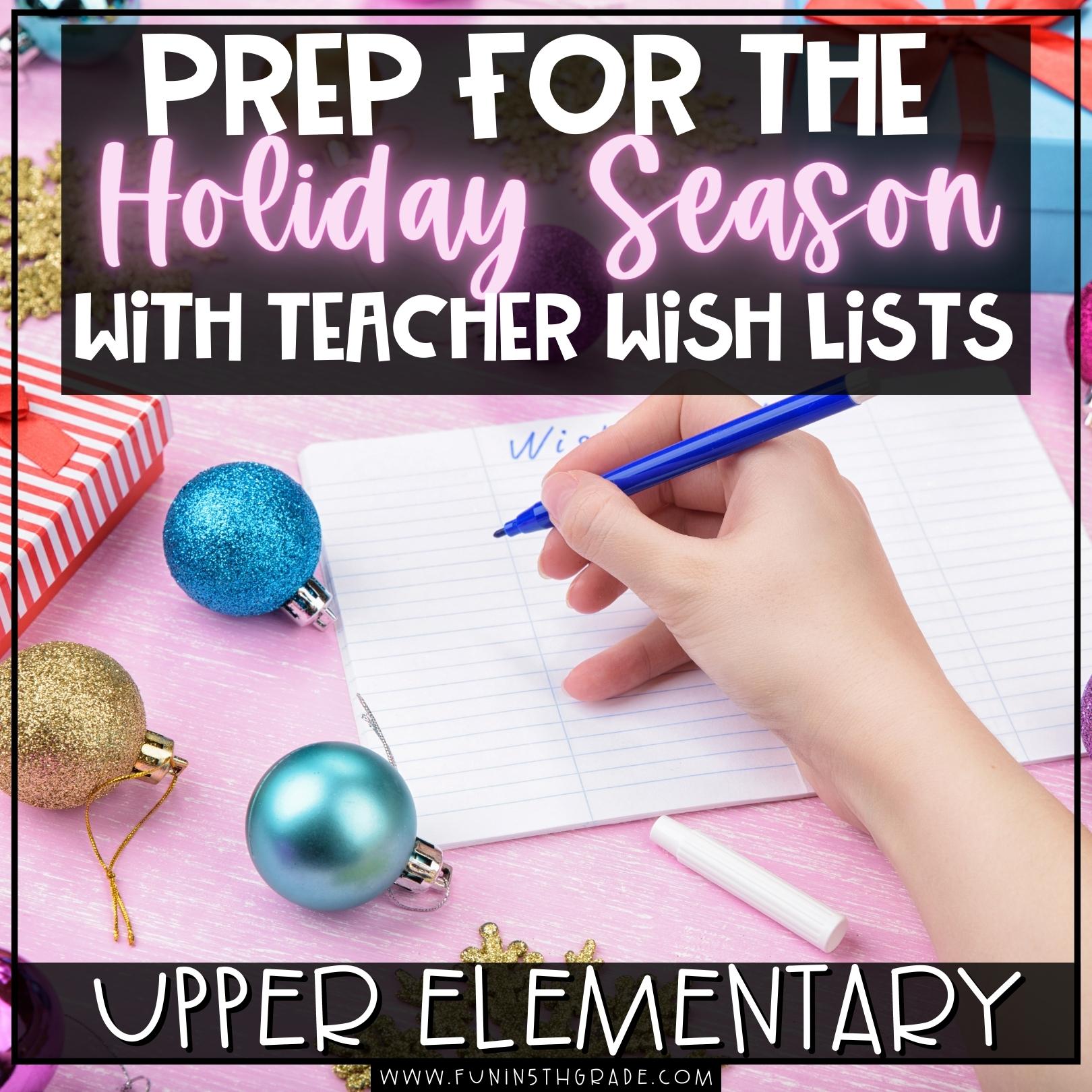 Teacher Wish List Blog Image