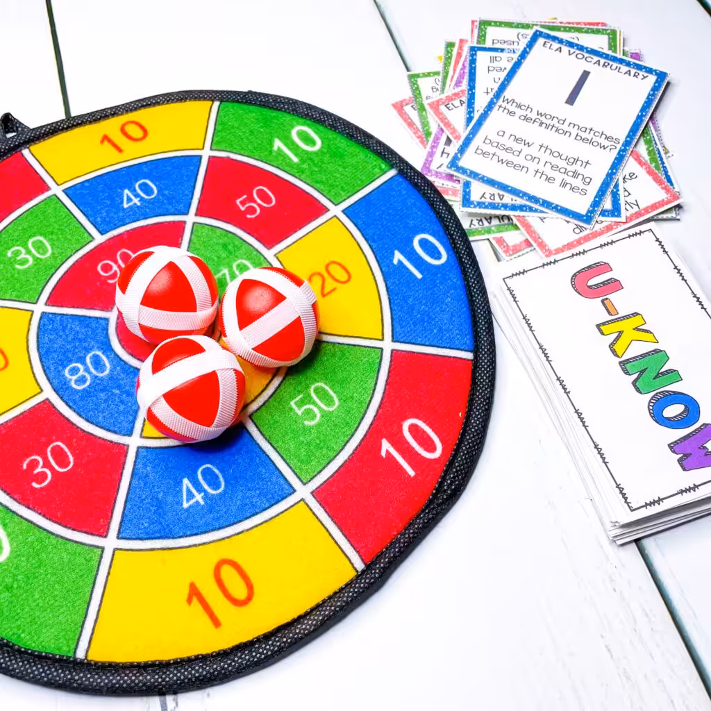 Dollar Store Ball and target game