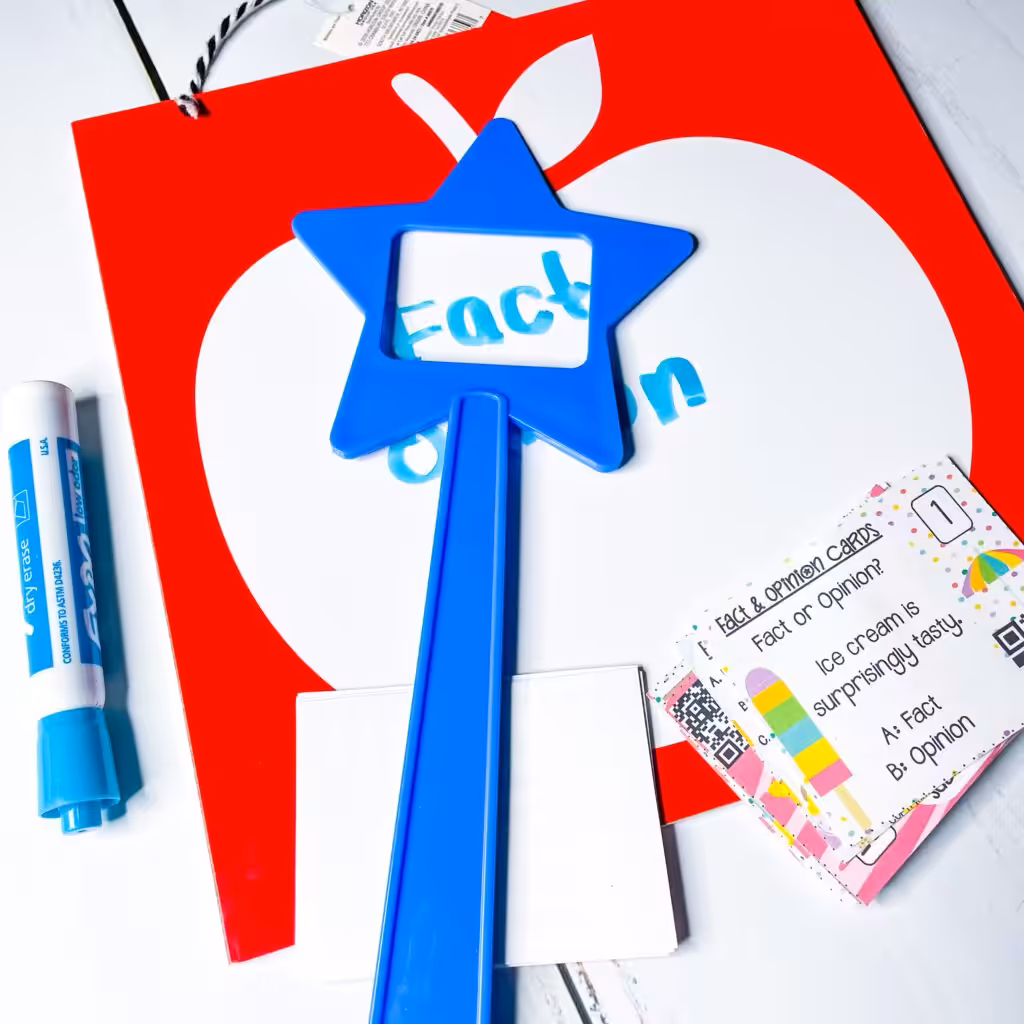 Dollar Store Star Wand with Cut out
