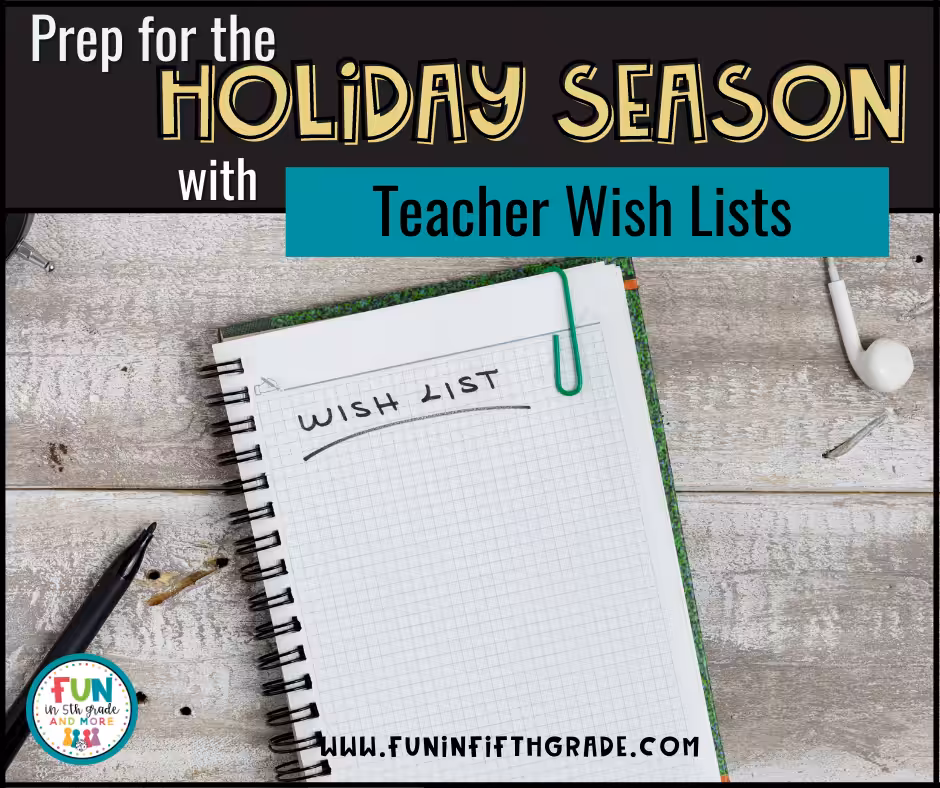 Teacher Wish List Facebook Image