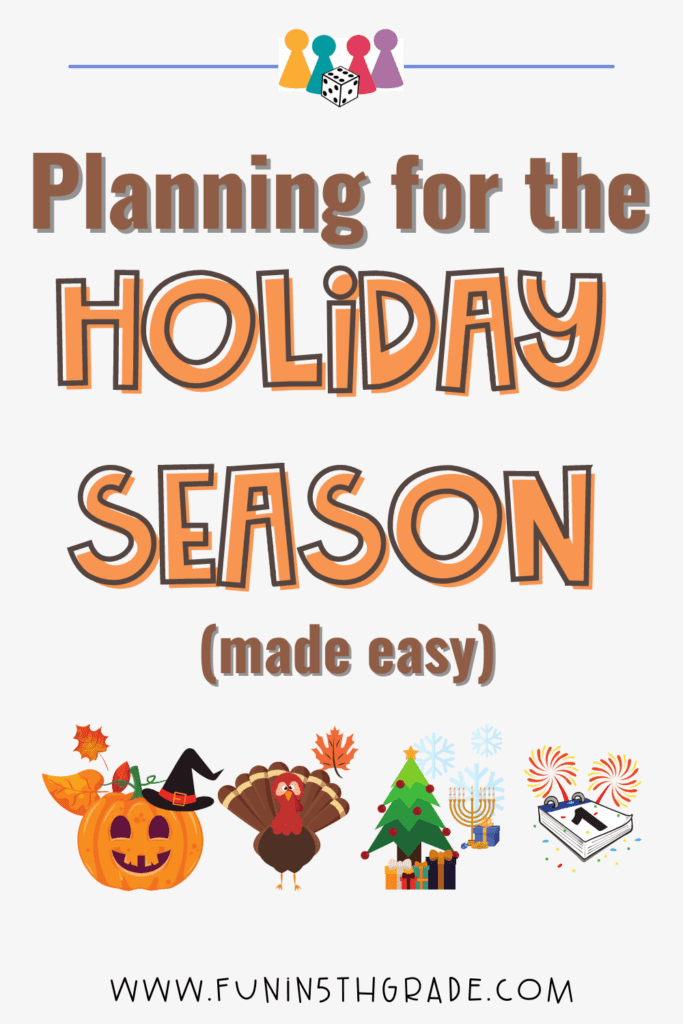 Planning for the holiday season