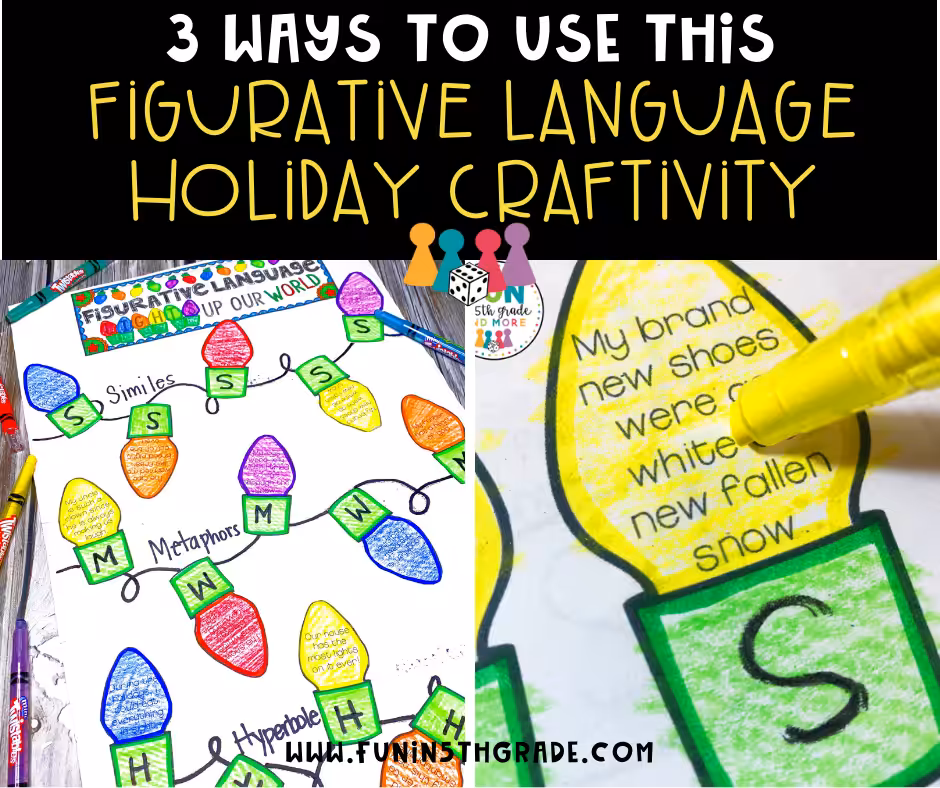 Figurative Language Holiday Craftivity
