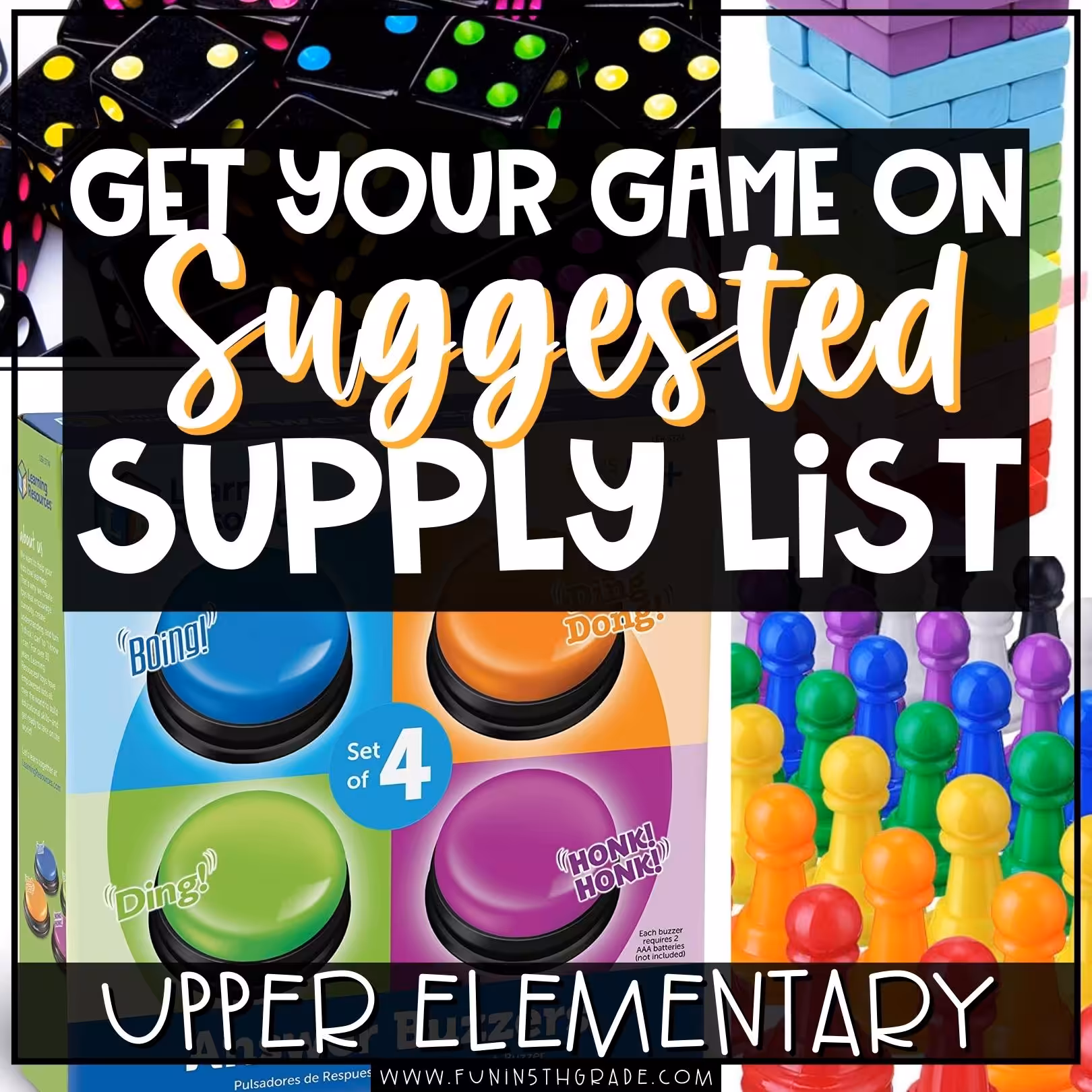 Fifth Grade Classroom Supply List