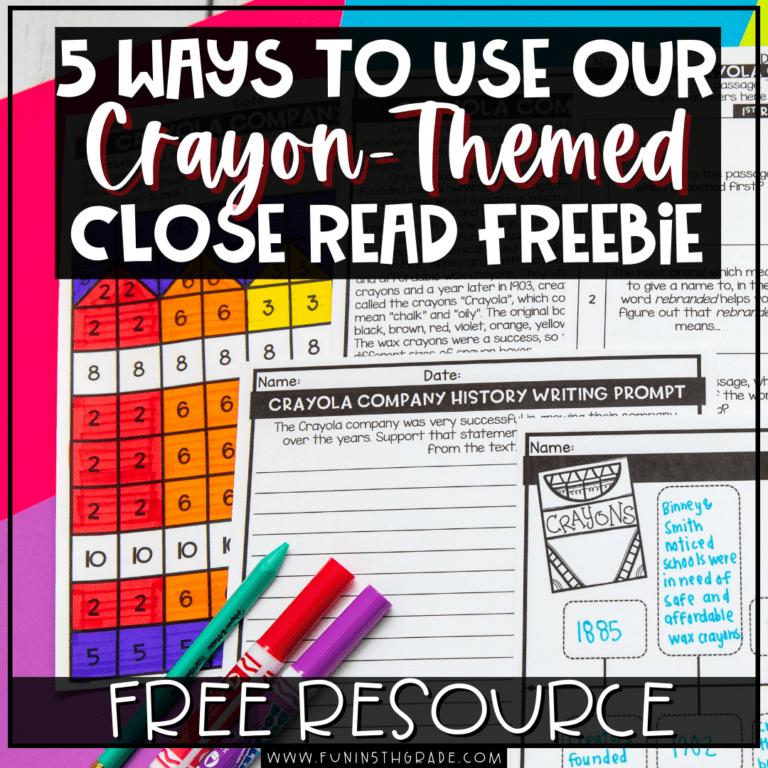 Reading - Fun in 5th Grade & MORE