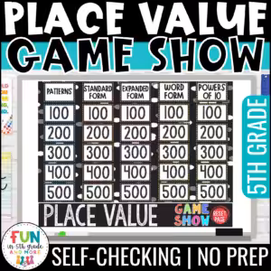 Place Value Game Show