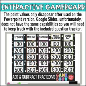 Add and Subtract Fractions Game Show (3)
