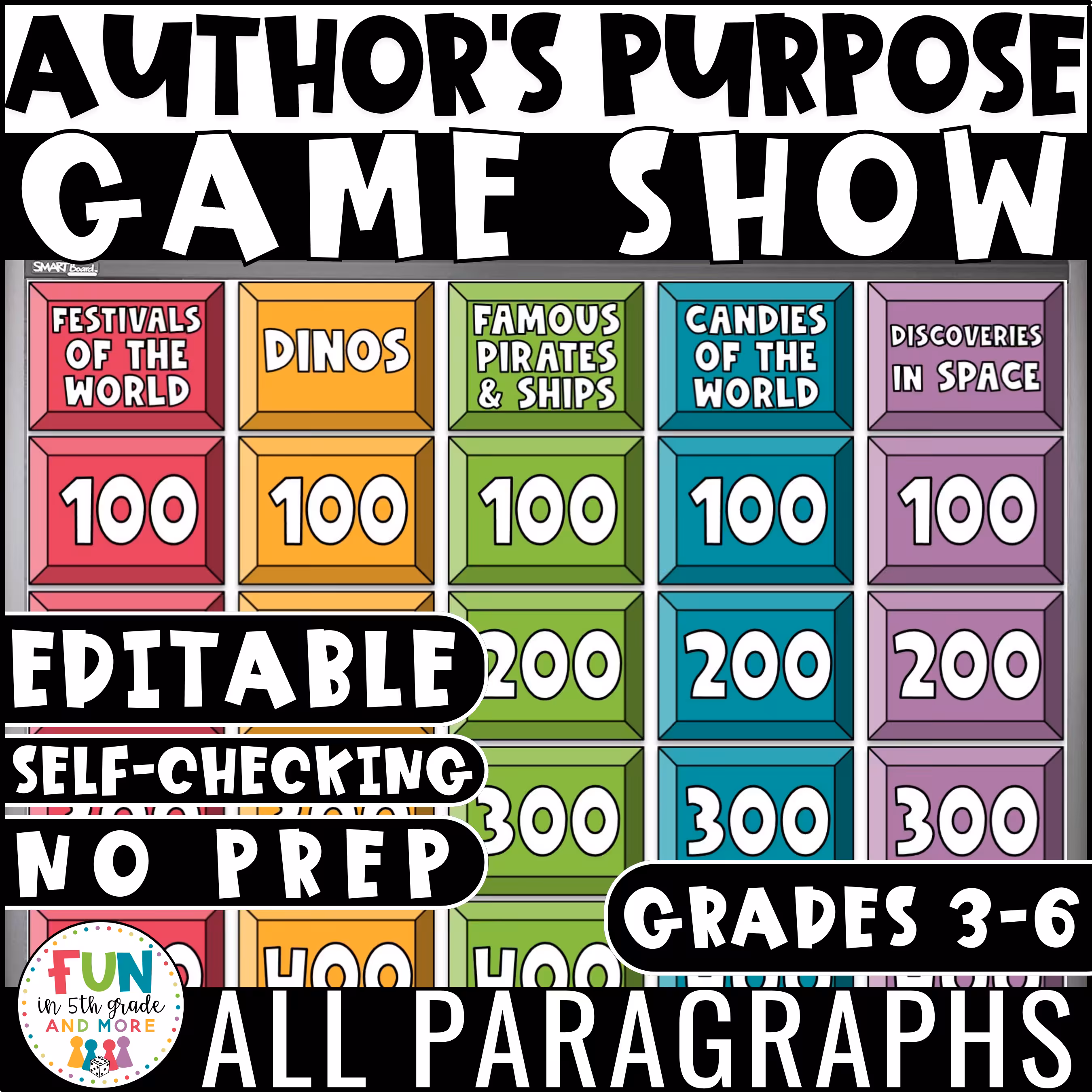Author's Purpose Game Show