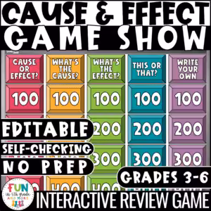 Cause and Effect Game Show