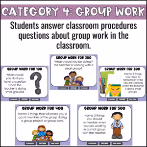 Classroom Procedures 7