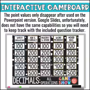 Decimals All Operations Game Show (3)