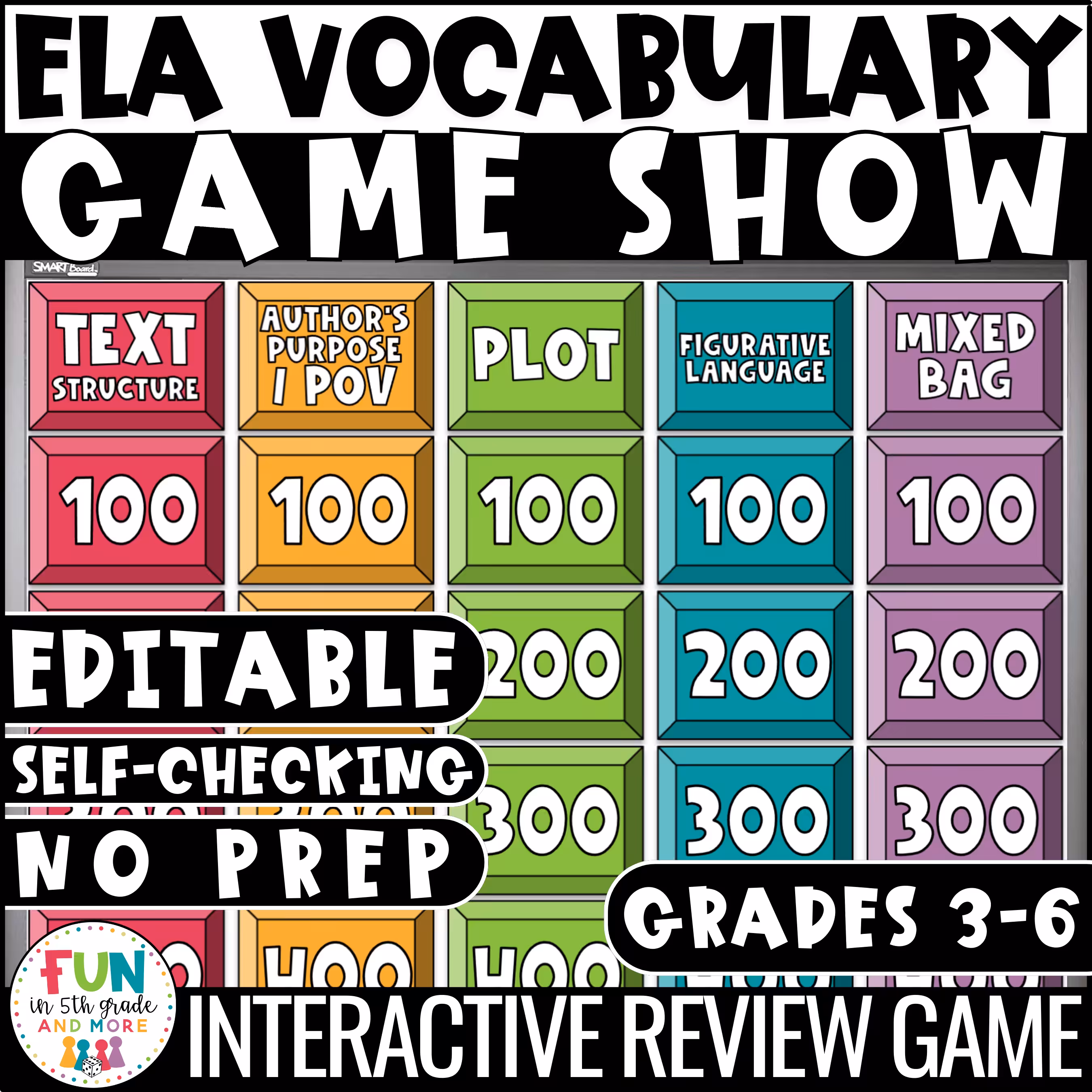 Reading Vocabulary Game Show