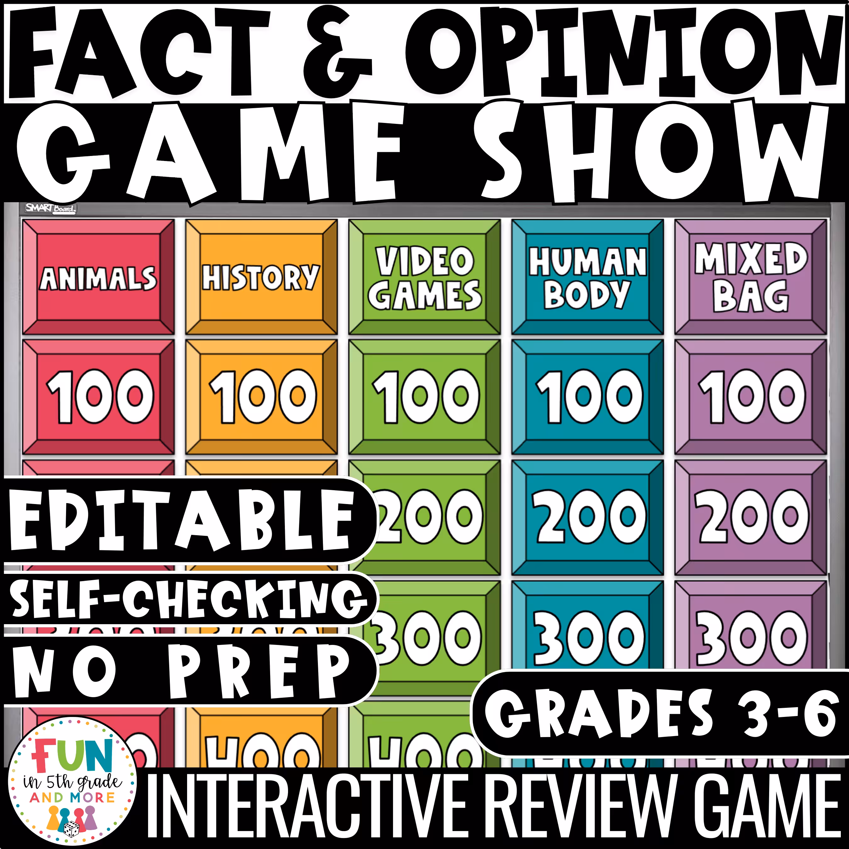 Fact and Opinion Game Show