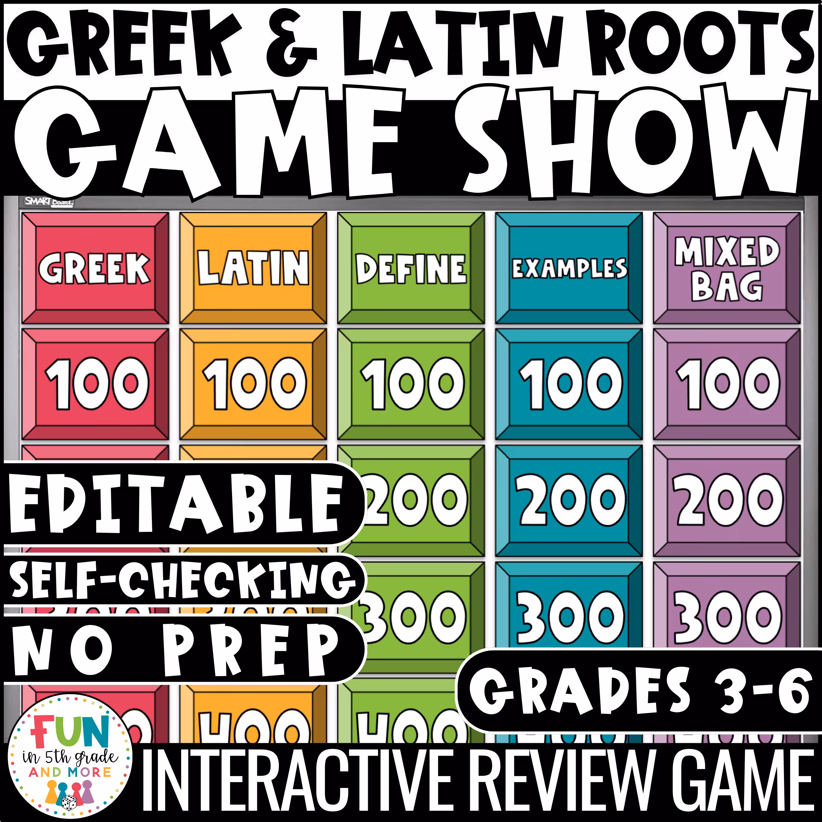 Greek and Latin Roots Game Show