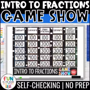 Intro to Fractions Game Show