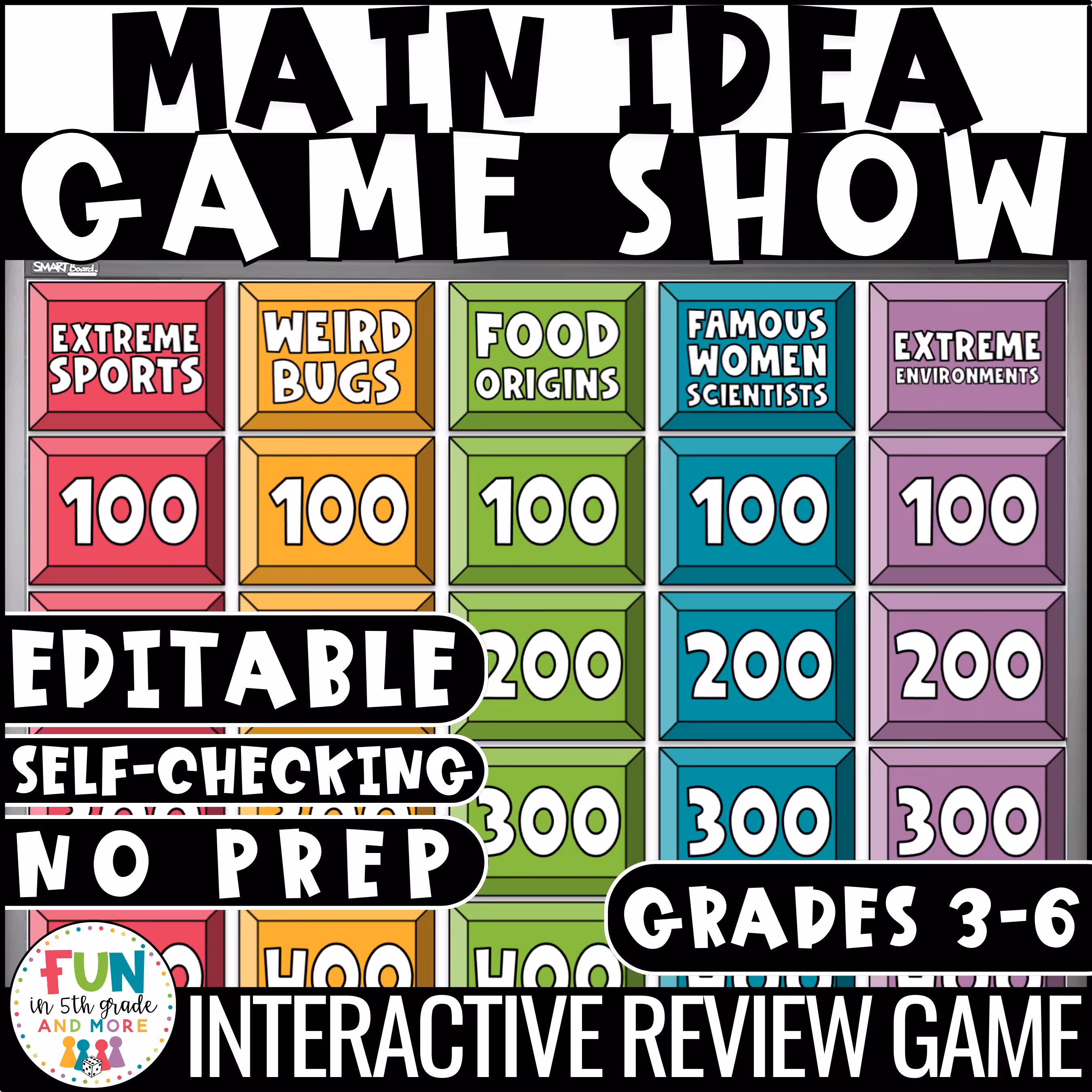 Main Idea Game Show