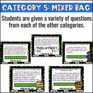 Multiple Step Word Problems Game Show (8)