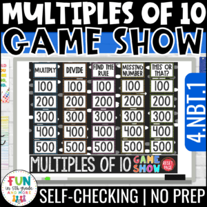 Multiples of 10 Game Show
