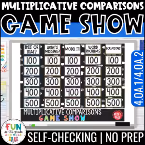 Multiplicative Comparisons Game Show