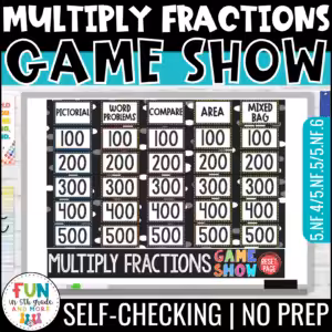 Multiplying Fractions Game Show
