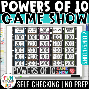 Powers of 10 Game Show