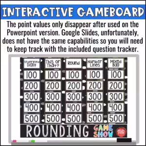 Rounding Whole Numbers Game Show (3)