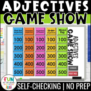 Adjectives Game Show