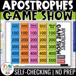 Apostrophes Game Show