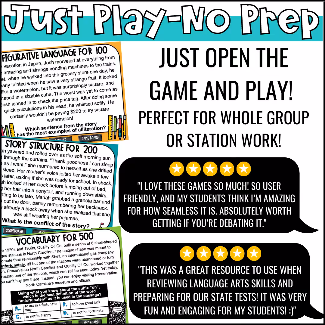 Back to School ELA Skill Review Game Show (11)