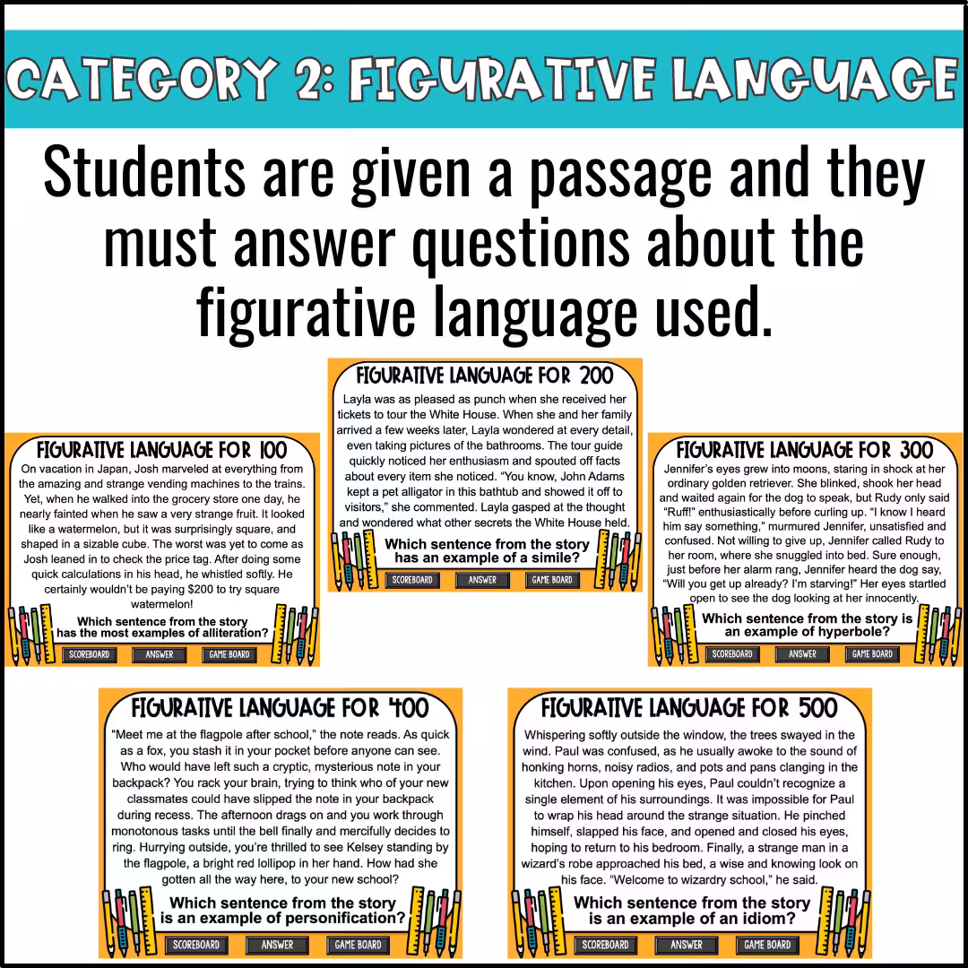 Back to School ELA Skill Review Game Show (5)
