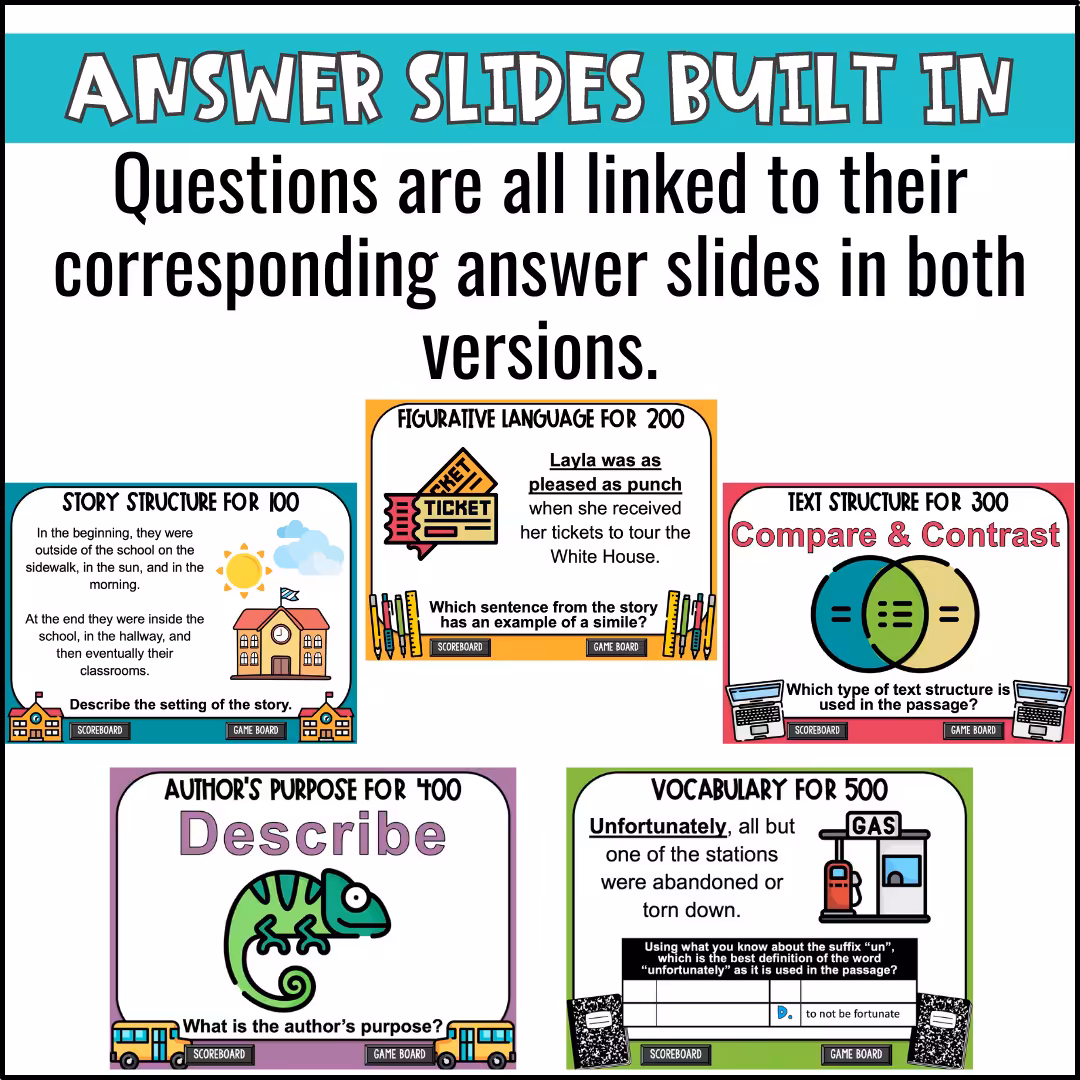 Back to School ELA Skill Review Game Show (9)