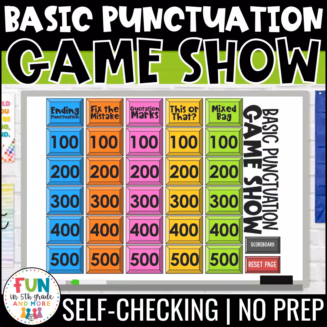 Basic Punctuation Game Show