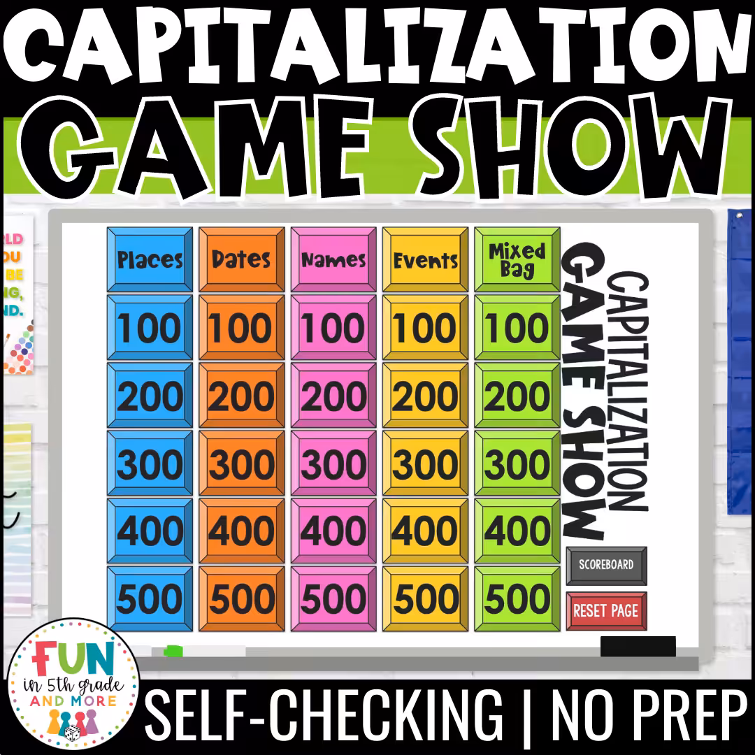 Capitalization Rules Game Show