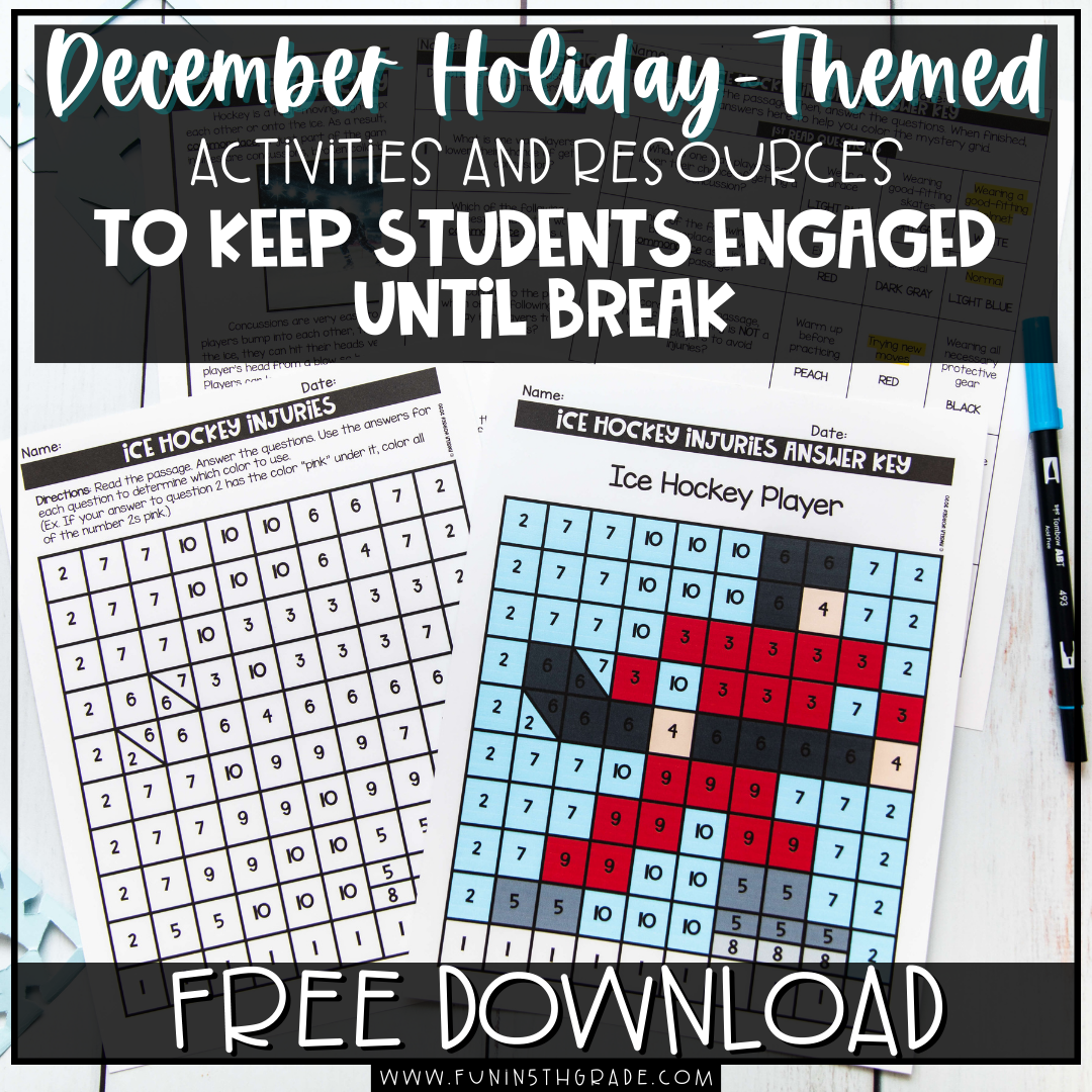 December Holiday-Themed Activities and Resources to Keep your Students Engaged Until Break Blog Image