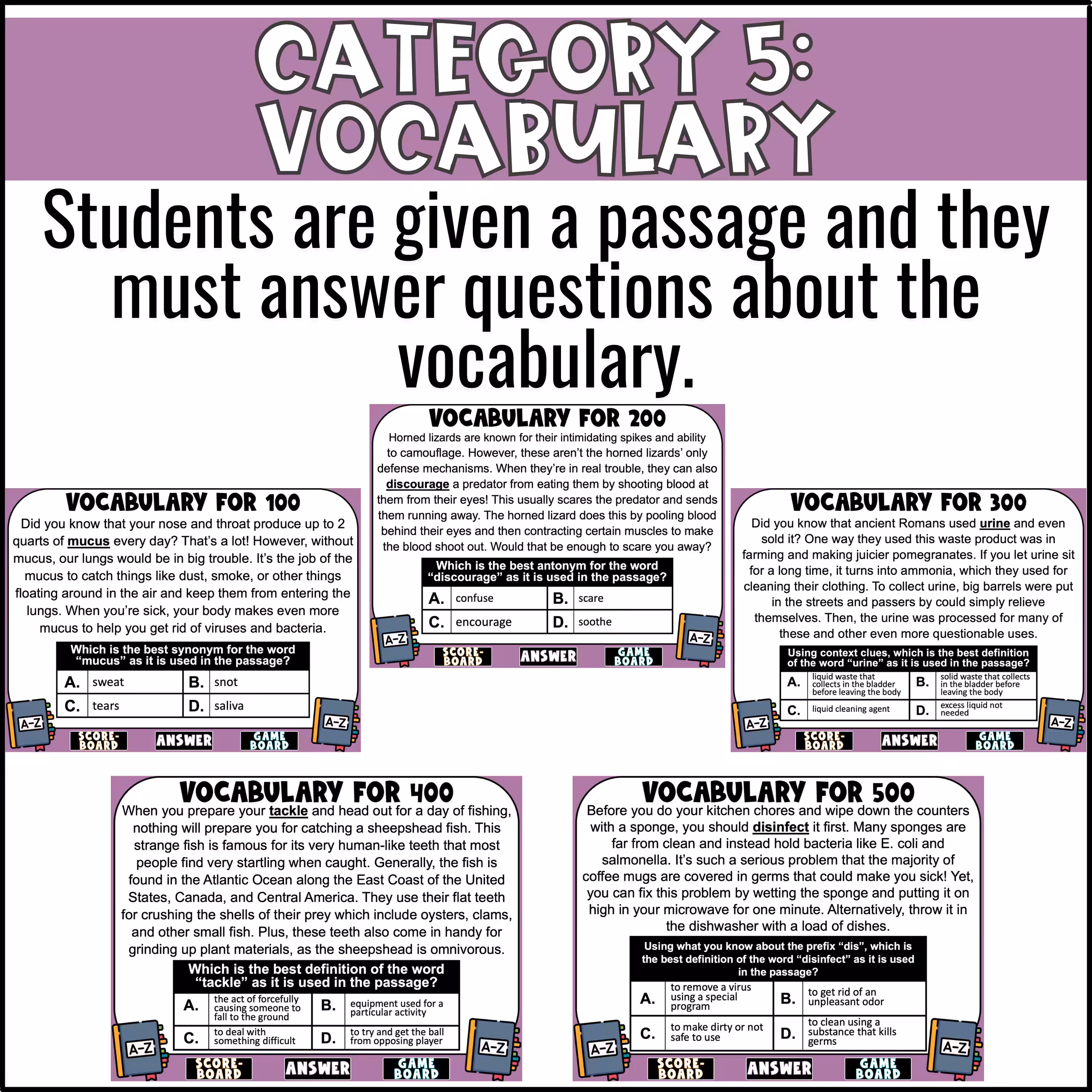 ELA-Skill-Review-with-Paragraphs-Game-Show-9-1