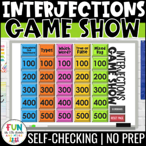 Interjections Game Show