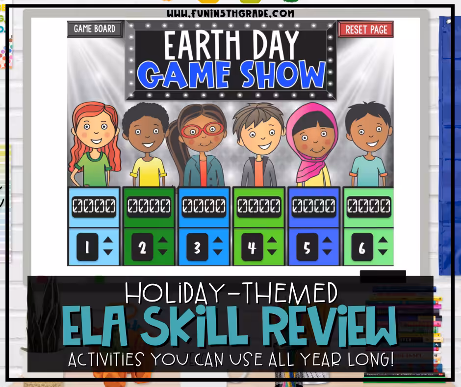 Holiday-Themed ELA Skill Review Activities